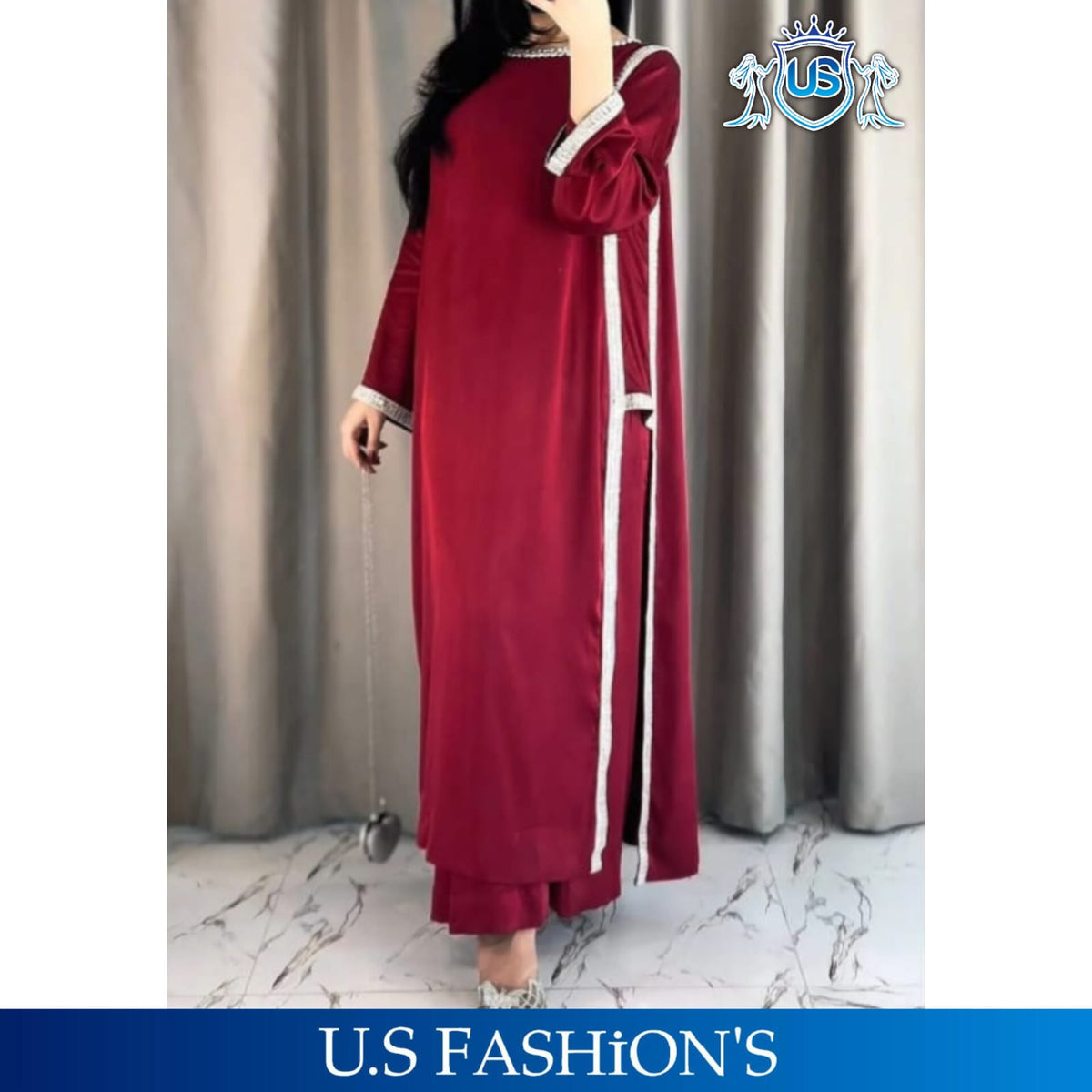 Hania Amir Eid Arrival Elegance 3pc dress with heavy sequence Lace work