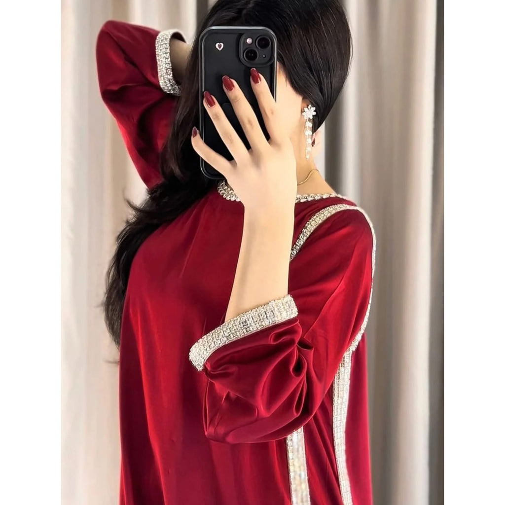 Hania Amir Eid Arrival Elegance 3pc dress with heavy sequence Lace work